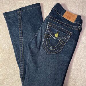 True Religion Blue Boot Cut Jeans